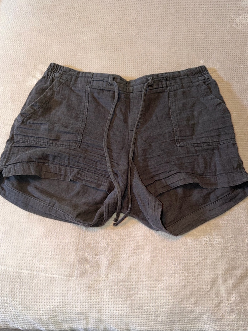 Old Navy Charcoal Gray Athletic Drawstring Shorts Larhe